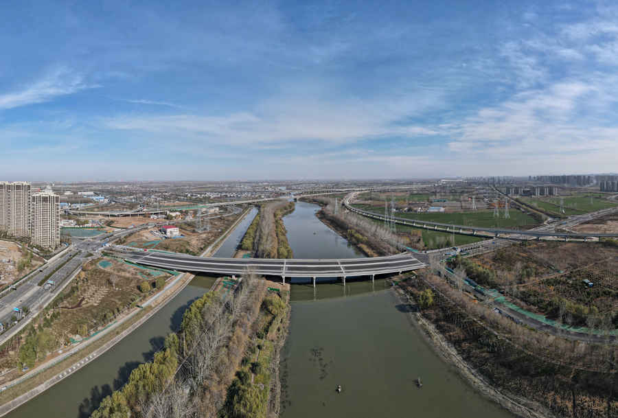 奧體中路跨小清河橋梁工程